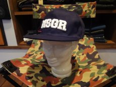 画像1: MSGR 3D BLOCK LOGO NEW B.B CAP-BLACK (1)