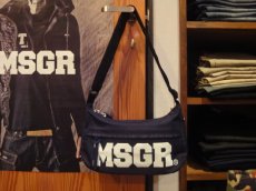 画像1: MSGR URBAN MG MESSENGER BAG A-BLACK/WHITE (1)