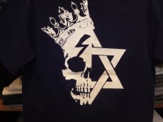 画像2: MSGR SKULL CROWN TEE(BLACK) (2)