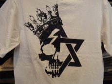 画像2: MSGR SKULL CROWN TEE(WHITE) (2)