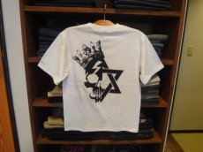 画像1: MSGR SKULL CROWN TEE(WHITE) (1)