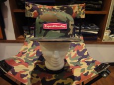 画像1: EXPDITION WORDMARK TRUCKER MESH CAP(CAMO/BLACK) (1)