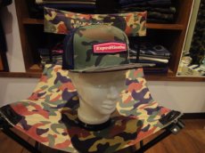 画像3: EXPDITION WORDMARK TRUCKER MESH CAP(CAMO/BLACK) (3)