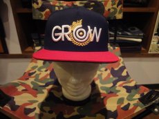 画像1: ORGANIKA GROW CAP(BLACK/RED) (1)