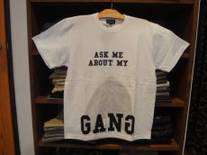 画像1: MSGR GANG TEE(WHITE) (1)