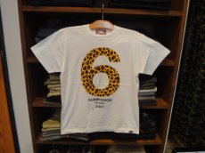 画像1: SBMS LEOPARD S/S TEE(WHITE) (1)