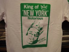 画像2: WHOLENINE KING OF N.Y. TEE(WHITE×GREEN) (2)