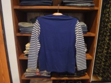 画像4: SBMS BORDER BI-COLOR L/S T-SHIRTS(NAVY) (4)