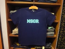 画像1: MSGR BLOCK LOGO TEE (1)