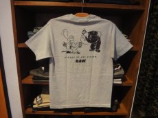 画像1: RAW POLICE POCKET TEE(GRAY) (1)