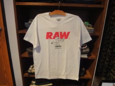 画像1: RAW I TAM WHAT I YAM TEE(WHITE) (1)