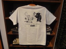 画像1: RAW POLICE POCKET TEE(WHITE) (1)