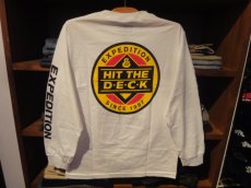 画像1: EXPEDITION-ONE HIT THE DECK L/S TEE(WHITE) (1)