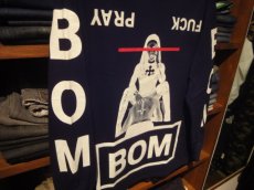 画像3: b.o.m PRAY FUCK Long Sleeve Tee(BLACK) (3)