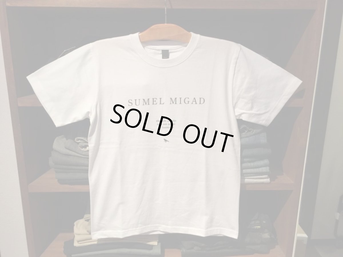 画像1: b.o.m cloths sumel migad TEE(White) (1)