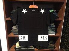 画像1: MSGR SIDE BOX  LOGO TEE(BLACK) (1)