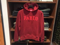 画像1: THE WHOLENINE PABLO ESCOBAR Pull Over Hoodie(Burgundy) (1)