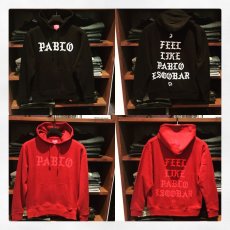 画像6: THE WHOLENINE PABLO ESCOBAR Pull Over Hoodie(Burgundy) (6)