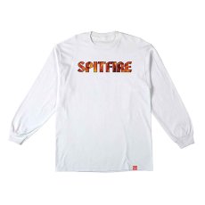 画像1: SPITFIRE Pyre Long Sleeve T-Shirt - (White/Contone) (1)