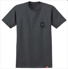 画像2: SPITFIRE HOLLOW CLASSIC Pocket T-Shirt - (CHARCOAL) (2)