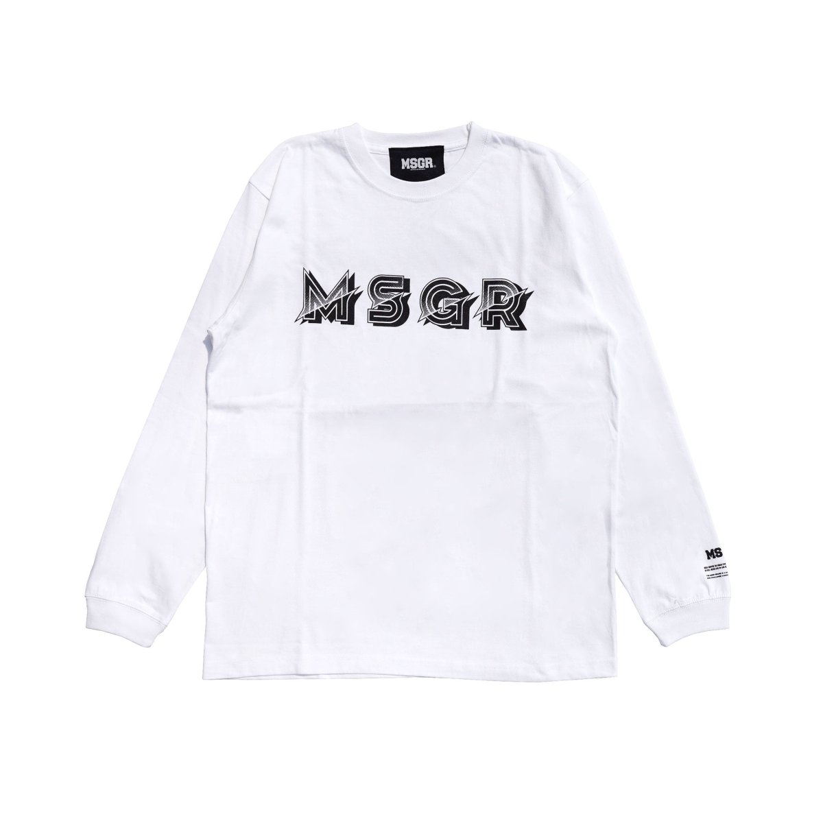 画像1: MSGR ロンＴ / FUNK 80's MSGR LT(WHITE×BLACK) (1)