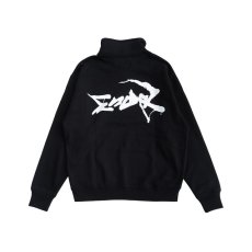 画像1: MSGR スウェット / CALLIGRAPHY MSGR LOOSE FIT HALF ZIP SWEAT(BLACK) (1)