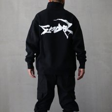 画像5: MSGR スウェット / CALLIGRAPHY MSGR LOOSE FIT HALF ZIP SWEAT(BLACK) (5)