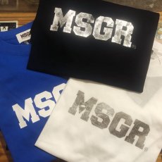 画像8: MSGR Tシャツ / SILVER WASHER FOIL LOGO TEE (8)