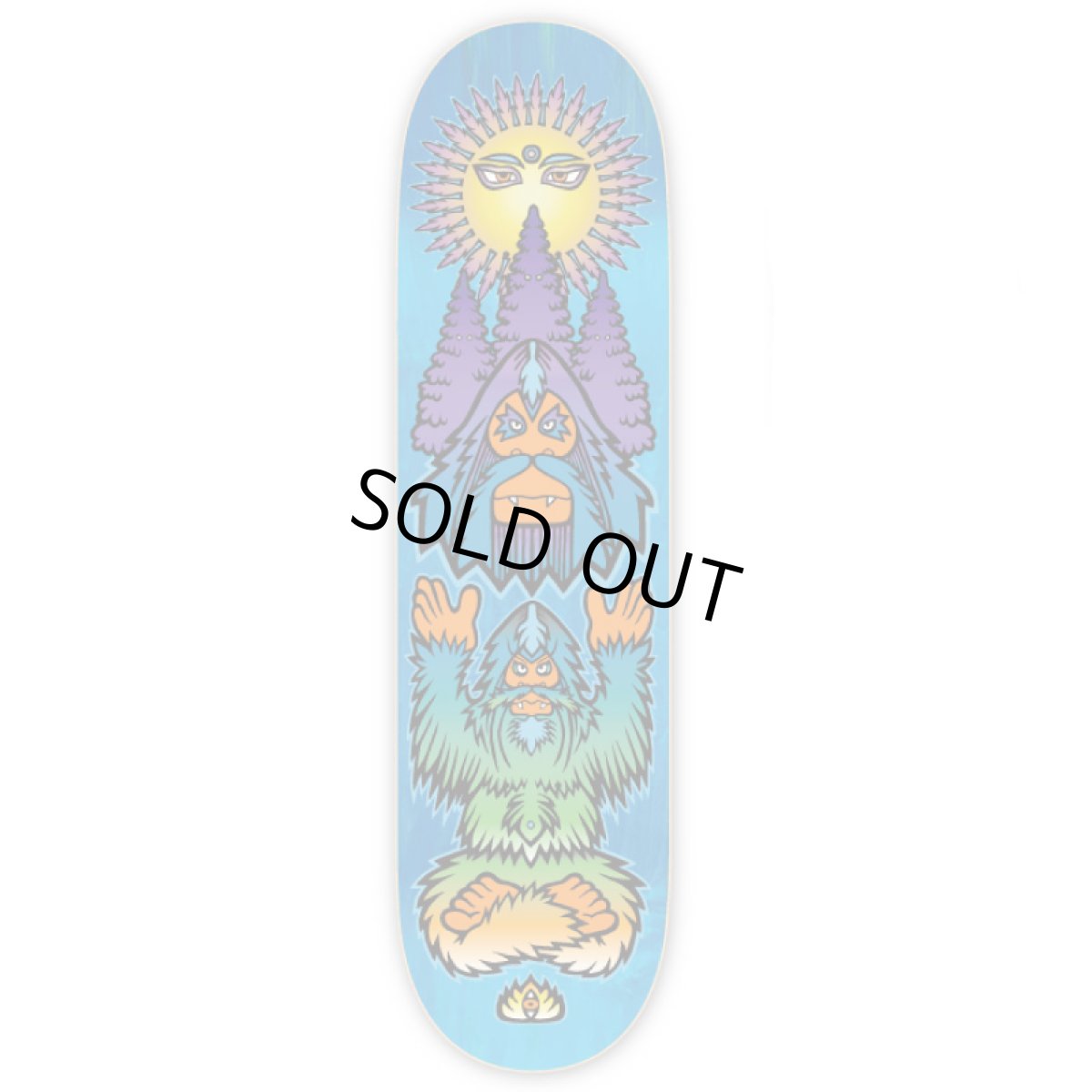 画像1: ART PROJECT x BIGFOOT DECK -SUNSET-（8.125） (1)