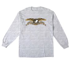 画像1: ANTI HERO Eagle youth Long Sleeve Tee （Sport Grey） (1)