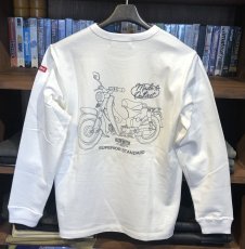 画像1: SBMS HEAVY JERSEY L/S CREW-NECK "Cub"(O.WHITE) (1)