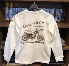 画像1: SBMS HEAVY JERSEY L/S CREW-NECK "SR"(O.WHITE) (1)