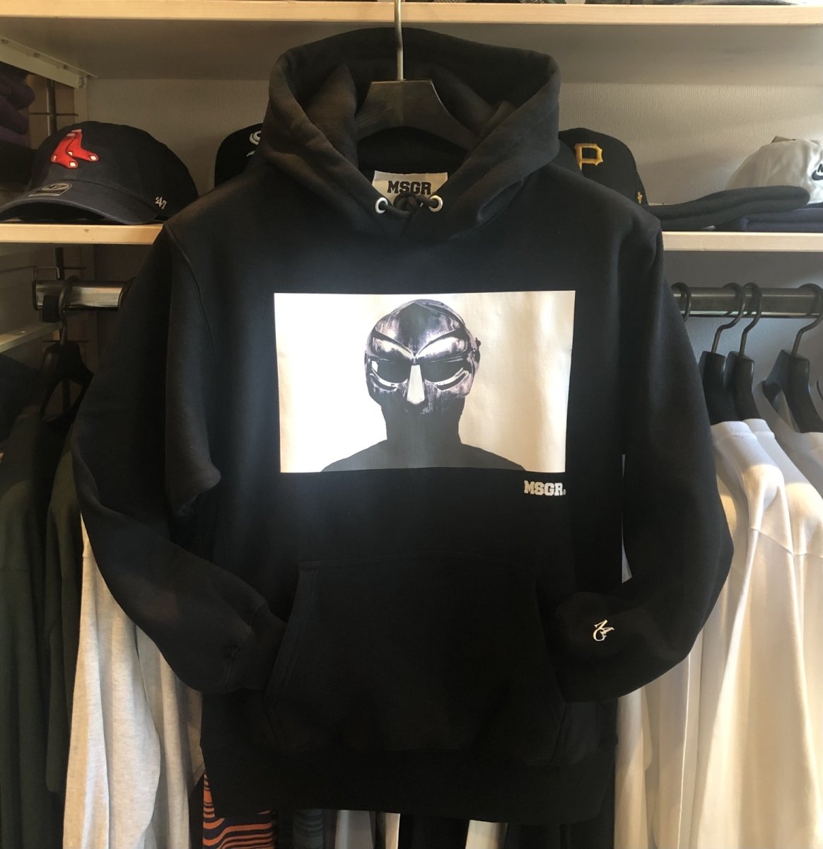 画像1: MSGR EVIL JUSTICE 12oz FLEECE LINING(BLACK/WHITE) (1)
