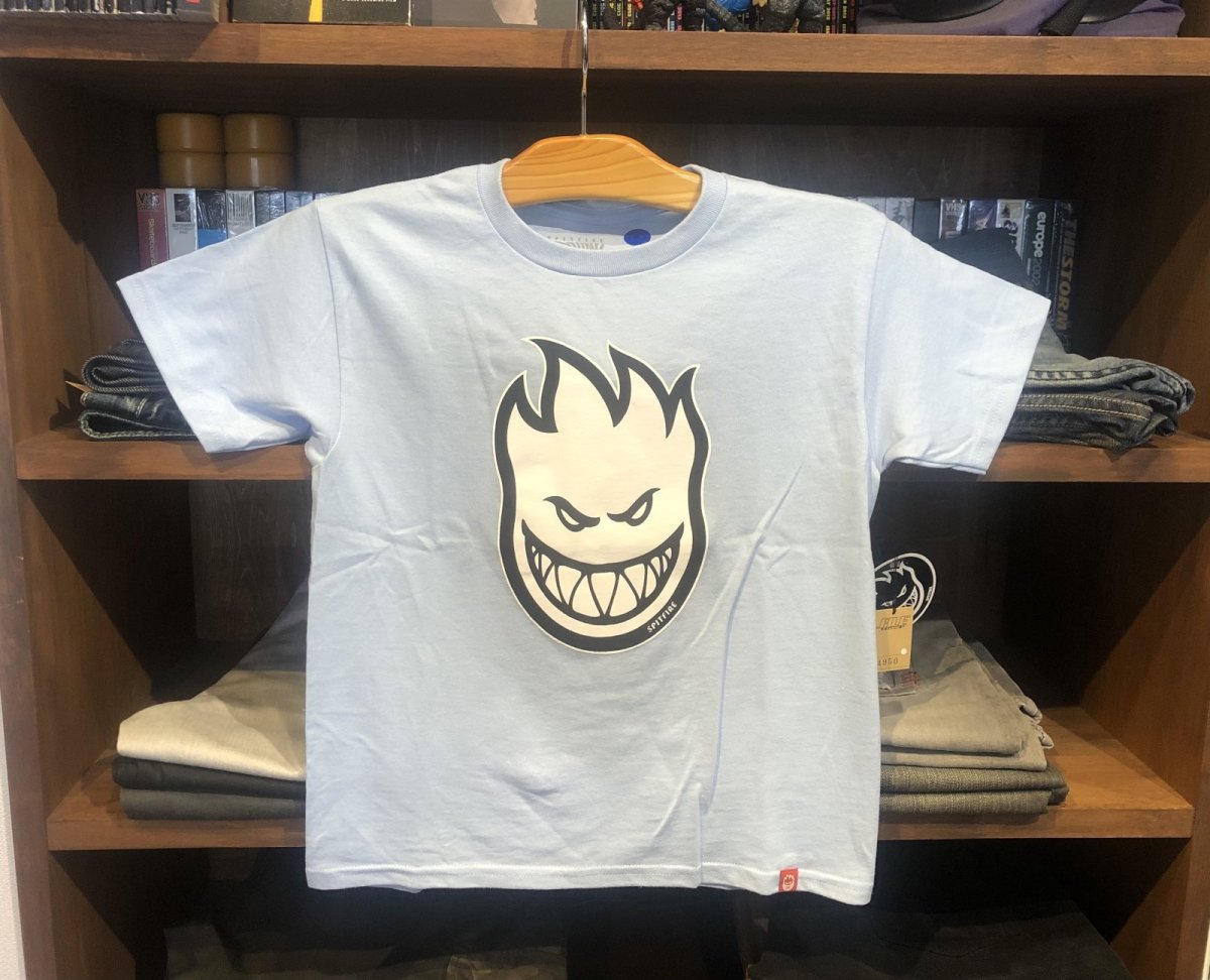 画像1: SPITFIRE BIGHEAD FILL Youth S/S  T-Shirt (POWDER BLUE) (1)