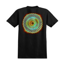画像1: Spitfire Radioactive Classic Swirl T-Shirt(BLACK) (1)