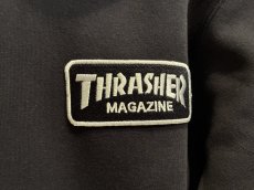 画像2: THRASHER HOMETOWN WAPPEN FULLZIP HOODIE SWEAT PARKA（BLACK） (2)