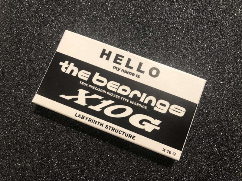 THE BEARING X10G('8コ/1SET)　※GREASE TYPE
