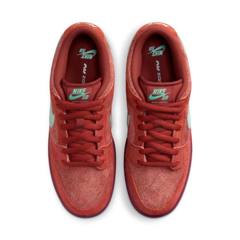 Nike SB Dunk Low Pro PRM Mystic Red 28cm天然皮革合成繊維