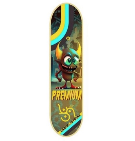 (1)PREMIUM SKATEBOARDS “PETRONE GREMLIN” 7.25